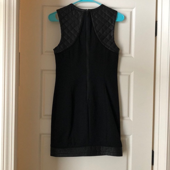 Alexander Wang Quilted Leather Yoke Mini Dress 2 - Picture 5 of 8